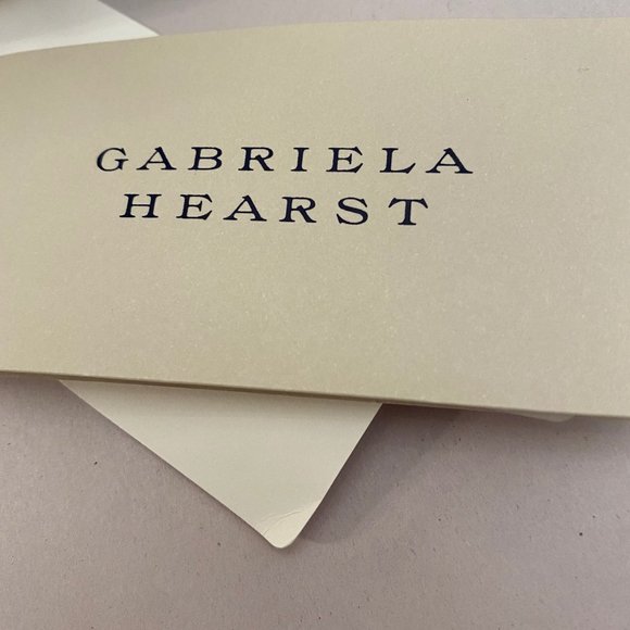 GABRIELA HEARST Saddle Buckle Belt, Cognac - Picture 3 of 5